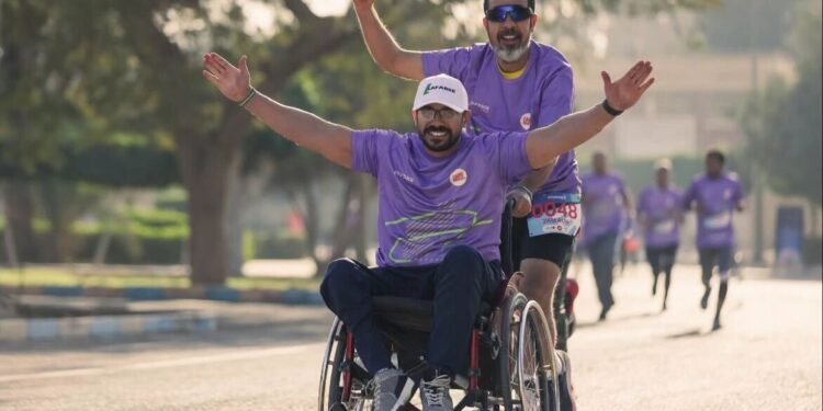 مبادرة “Your Pace” لـ اندرايف تدعم مجتمع ذوي الاحتياجات الخاصة في السباقات الرياضية