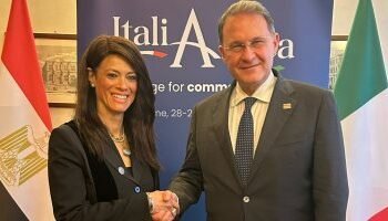 وزيرة التعاون الدولى تبحث مع نائب وزير الخارجية الإيطالي مبادلة الديون