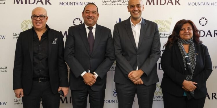 ميدار” و”ماونتن فيو” يوقعان عقد فتح حساب بنكي ضامن لمشروع “ALIVA” بمدينة مستقبل سيتي