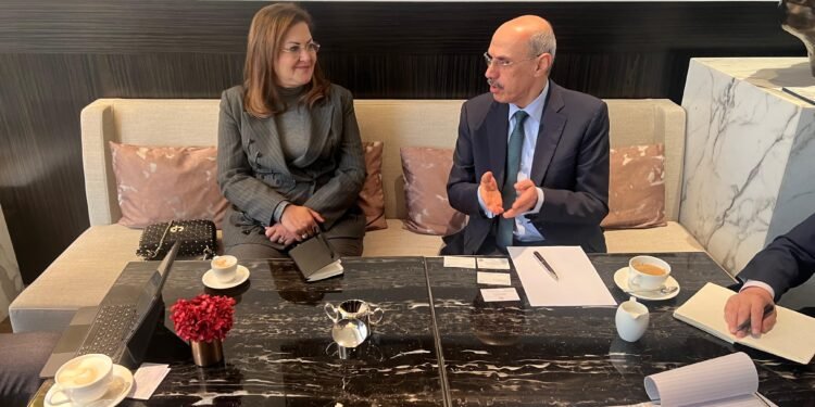 وزيرة التخطيط تبحث مع رئيس مجموعة البنك الإسلامي للتنمية سبل تعزيز التعاون