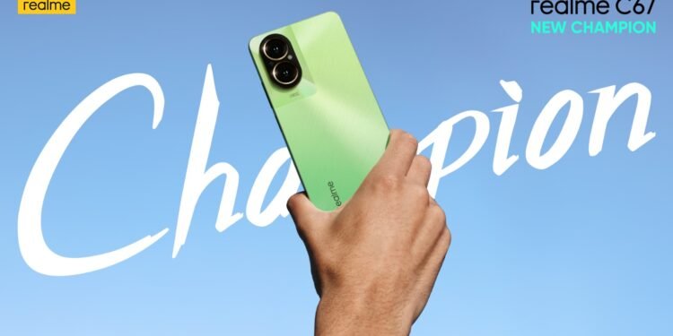 ريلمي تستعد لإطلاق هاتفها الجديدC67 يوم 7 فبراير يأتي بمعالج Snapdragon 685Top of FormTop of Form