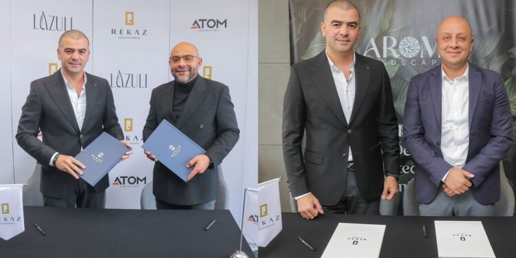 ركاز للتطوير تتعاقد مع  Atom وAROMA لاستكمال مشروع Lazuli بتكلفة 400 مليون جنيه