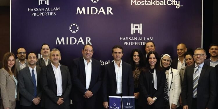 ميدار تتعاقد مع حسن علام العقارية لتطوير مشروع في مستقبل سيتي باستثمارات 35 مليار جنيه