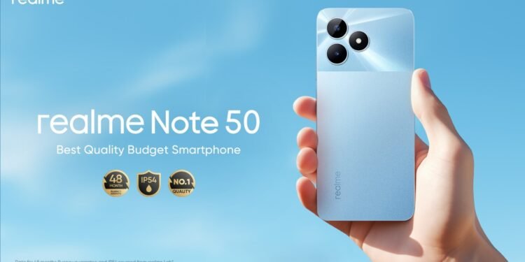 ريلمي تطلق سلسلة realme Note 50  من خلال أول هاتف لها