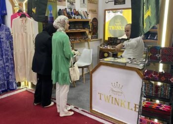 شباب جهاز تنمية المشروعات يشاركون في معرض طرابلس الدولى بليبيا