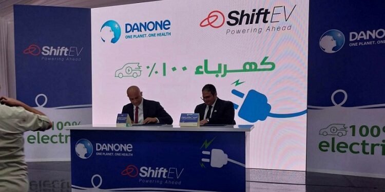 دانون مصر تعلن تحويل 50% من أسطولها للسيارات الكهربائية