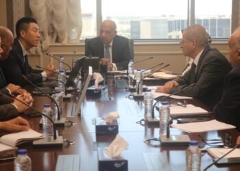 وزير الكهرباء يبحث مع مسئولي شركة ستيت جريد تطوير الشبكة القومية الموحدة