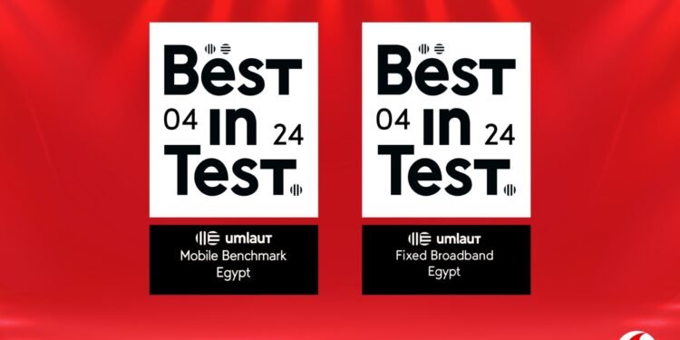 ڤودافون مصر تحصد جائزة أفضل شبكة للهاتف المحمول والإنترنت من Umlaut