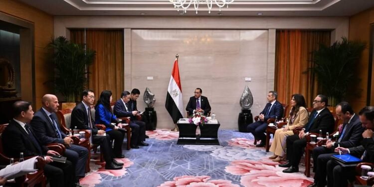رئيس الوزراء يبحث مع “تشاينا إنرجي” إنشاء مصانع لتوطين الصناعات الكهروضوئية