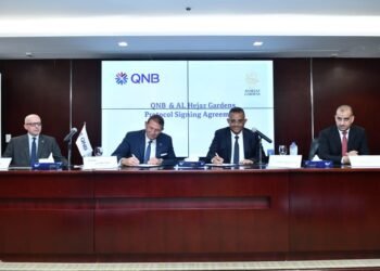 بنك QNB يوقع بروتوكول تعاون مع شركة الحجاز جاردنز للاستثمار العقاري