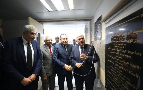 وزير التعليم العالي يفتتح مشروعات تعليمية وصحية بجامعة الإسكندرية بـ 514 مليون جنيه