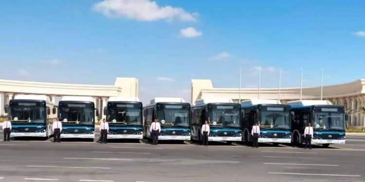 النقل تعلن خطة التشغيل التفصيلية لعدد 100 اتوبيس لنقل رواد المنتدي بالمجان