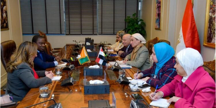 وزيرة البيئة: نتطلع لدعم كوت ديفوار في اعداد مشروعات التكيف ومواجهة تحدي التصحر