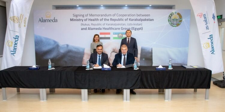 ألاميدا للرعاية الصحية توقع مذكرة تفاهم مع وزارة الصحة بجمهورية كاراكالباكستان