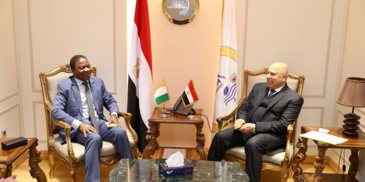وزير الصناعة يبحث مع سفير كوت ديفوار بالقاهرة التعاون المشترك في مجالي الصناعة والنقل
