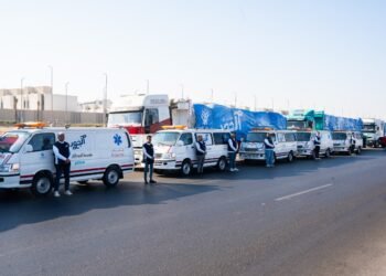 إطلاق القافلة العاشرة للمساعدات الإنسانية إلى غزة ضمن فعاليات التحالف الوطنى للعمل الأهلى