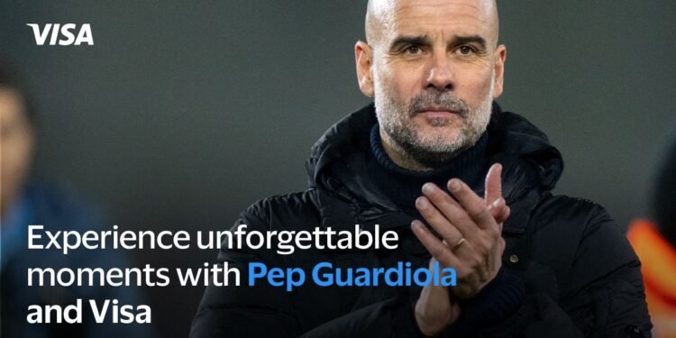Visa تتعاون مع بيب جوارديولا لتوفير تجارب غير مسبوقة لحاملي بطاقاتها