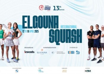 الجونة تستعد لاستضافة بطولة الجونة الدولية للاسكواش البلاتينية PSA إبريل المقبل