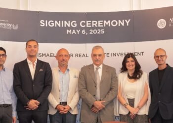 الإسماعيلية للاستثمار العقاري توقع شراكة مع جامعة كوفنتري بالقاهرة