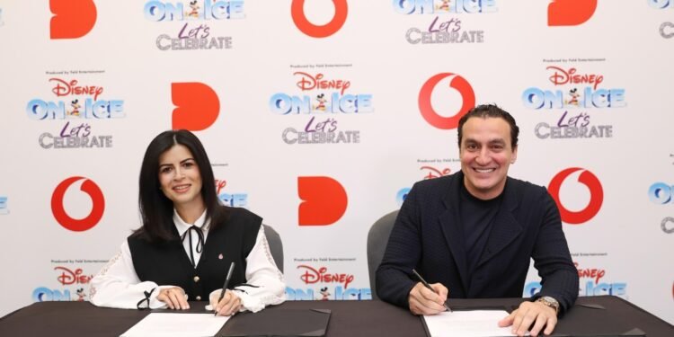 عروض “ديزني أون آيس” بشراكة استراتيجية بين ڤودافون مصر وDINO Activations