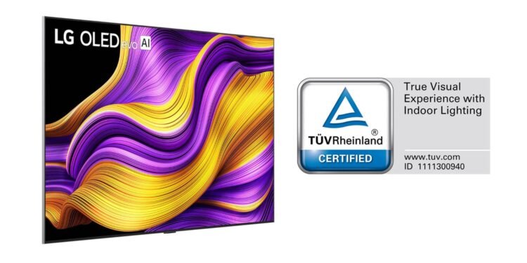 أجهزة تلفزيون “OLED” 65  بوصة من إل جي لعام 2025 تحصل على شهادة “تجربة بصرية حقيقية تحت الإضاءة الداخلية”