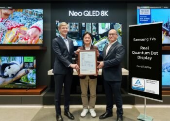 شاشات ‘QLED’ من سامسونج تحصل على شهادة ‘Real Quantum Dot Display ’ من  ‘TÜV Rheinland’