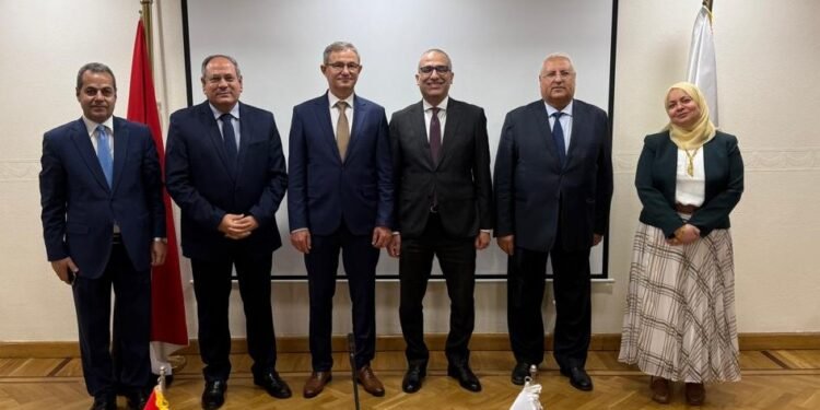 البنك الزراعي المصري يستقبل وزير زراعة جمهورية صربيا