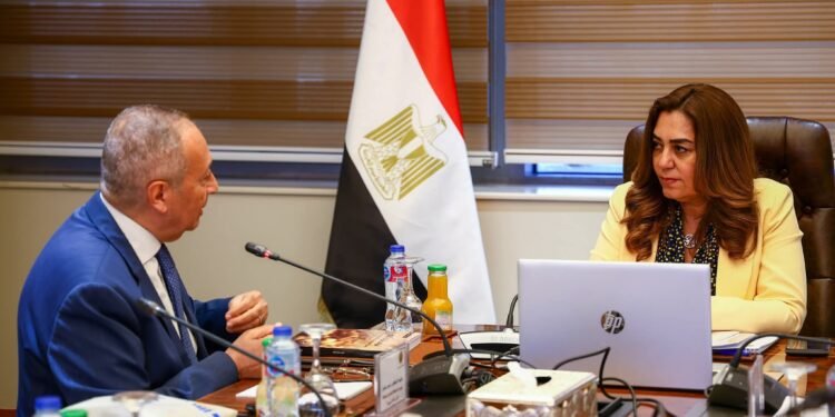 وزيرة التنمية المحلية تتابع إعداد استراتيجية الوزارة وتكاملها مع رؤية مصر 2030 وتغير المناخ