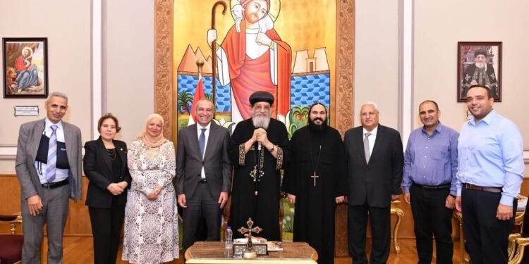 رئيس البنك الزراعي المصري يلتقي قداسة البابا تواضروس الثاني  لتعزيز التعاون والتوسع في تمويل مشروعات الأديرة