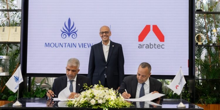 ماونتن ڤيو تعقد شراكة استراتيجية مع أرابتك بقيمة 5 مليارات جنيه لتسريع تنفيذ مشروعات شرق القاهرة