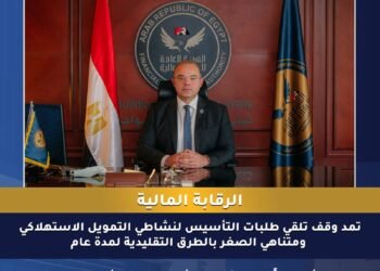 الرقابة المالية تمد وقف تأسيس شركات التمويل الاستهلاكي ومتناهي الصغر لمدة عام جديد