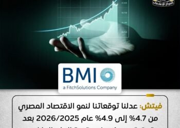 تقرير فيتش: توقعات إيجابية لاستمرار نمو الاقتصاد المصري خلال 2025/2026 مع انخفاض التضخم والفائدة
