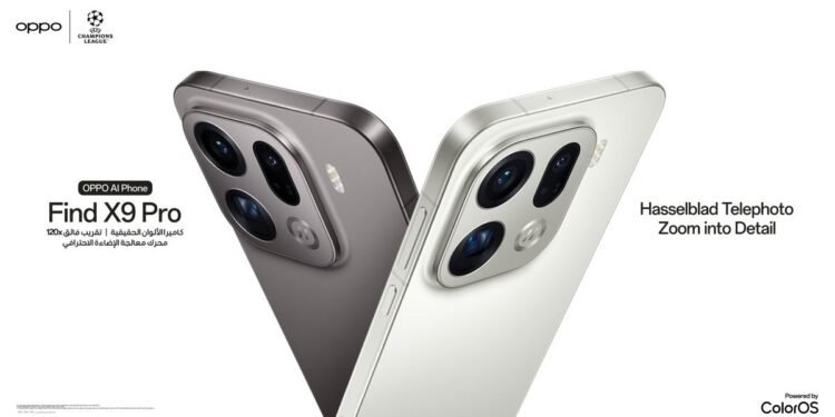إطلاق هاتف OPPO Find X9 Pro الرائد في مصر بتقنيات تصوير متقدمة وتقريب فائق 120x