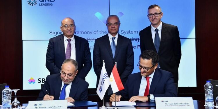 QNB للتأجير التمويلي تعقد شراكة مع “SBS” لإطلاق نظام أساسي في البنية الرقمية للشركة