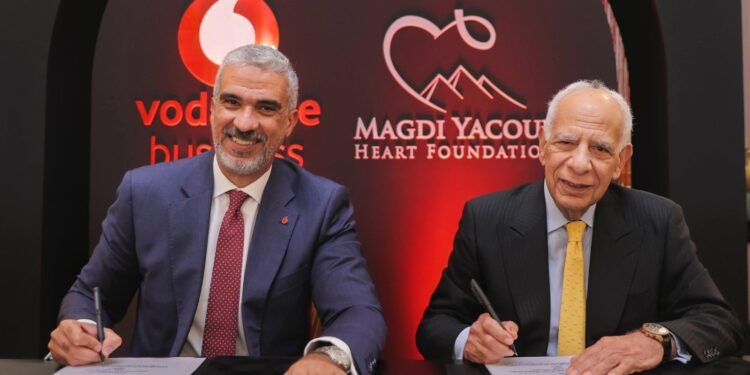 ڤودافون بيزنس ومؤسسة مجدي يعقوب يوقعان شراكة استراتيجية لرقمنة مراكز القلب في القاهرة وأسوان