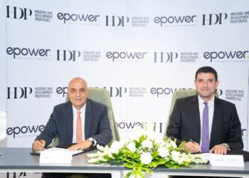 التعمير والإسكان العقارية توقع شراكة مع EPower لإدارة شبكات الكهرباء والمياه بمشروعاتها