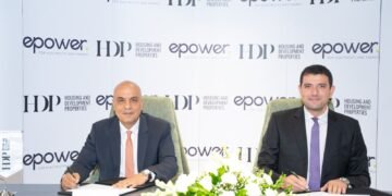 التعمير والإسكان العقارية توقع شراكة مع EPower لإدارة شبكات الكهرباء والمياه بمشروعاتها