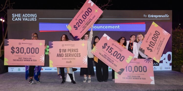 إندرايف تعلن قائمة أفضل 100 رائدة أعمال لجائزة Aurora Tech لعام 2026 ومصر حاضرة بقوة