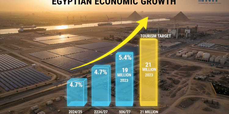 صندوق النقد الدولي يرفع توقعاته لنمو الاقتصاد المصري إلى 4.7% و5.4% في السنوات المقبلة