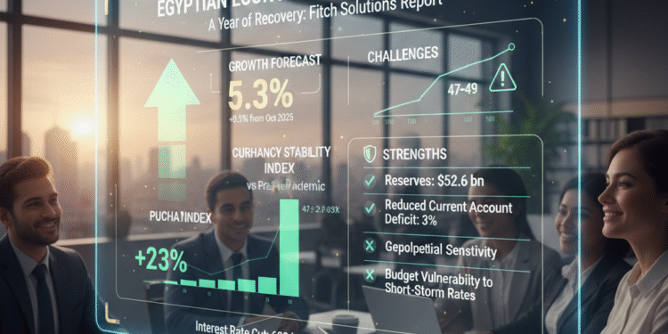فيتش ترفع توقعات نمو الاقتصاد المصري إلى 5.3% في 2025/2026