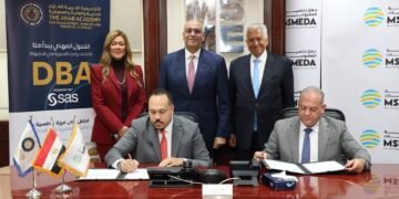 جهاز تنمية المشروعات يوقع مذكرة تفاهم مع الأكاديمية العربية لتأهيل الكوادر ورفع كفاءة الخدمات