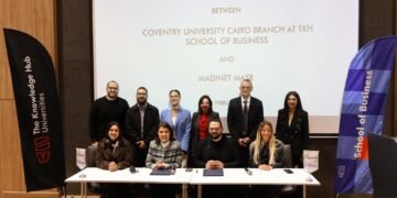 مدينة مصر توقع مذكرة تفاهم استراتيجية مع كلية إدارة الأعمال بجامعة كوفنتري في مصر
