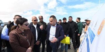 وزيرة الإسكان تتابع أعمال المرافق الرئيسية لمنطقة أبراج الداون تاون وكوبري C19 بالعلمين الجديدة