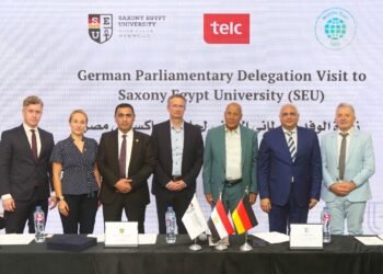«ساكسوني مصر» تستقبل وفدًا برلمانيًا ألمانيًا لتعزيز التعاون الأكاديمي