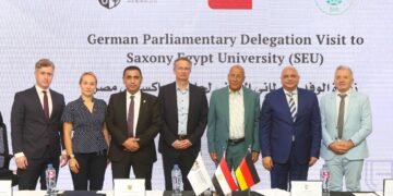 «ساكسوني مصر» تستقبل وفدًا برلمانيًا ألمانيًا لتعزيز التعاون الأكاديمي
