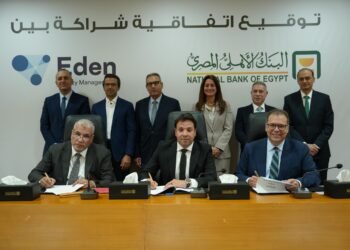 البنك الأهلي يوقع شراكة مع “إيدن” التابعة لحسن علام لتأسيس شركة لإدارة المنشآت