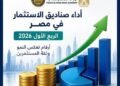 الرقابة المالية: أصول صناديق الاستثمار تقفز إلى 410 مليارات جنيه خلال الربع الأول من 2026