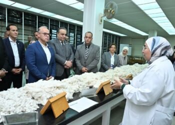 وزير الاستثمار ومحافظ الإسكندرية يبحثان مع قيادات الهيئة العامة للتحكيم واختبارات القطن خطط التطوير ورفع كفاءة الأداء المؤسسي