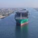 قناة السويس تستقبل لأول مرة السفينة العملاقة CMA CGM VENDOME بحمولة 244 ألف طن