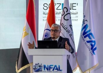 اقتصادية قناة السويس تضع حجر أساس مصنع هندي للسبائك المعدنية باستثمارات 16 مليون دولار في وادي التكنولوجيا